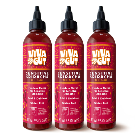 Sensitive Sriracha 3 Pack | Best Value Low FODMAP Sauce – Viva La Gut